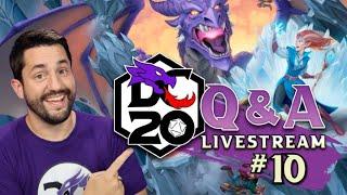 DC20 Beta Q&A #10