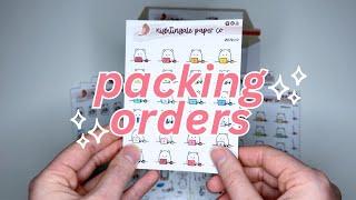 Packing Chunky Orders | Sticker and Stationery Shop