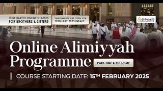 Al Balagh Online Alimiyyah Programme | Online Course | Al Balagh Academy