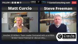 Another 25 Million+ Team Leader Partnered with us at REAL Broker! Steve Freeman & I discuss why...