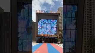 P20 Adhesive Video  Panels Installed On Real Estate building Windows