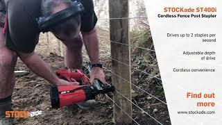 STOCKade ST400i - Cordless Fence Post Stapler