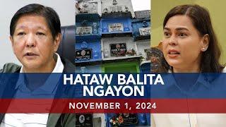 UNTV: Hataw Balita Ngayon |   November 01, 2024