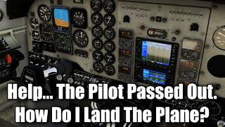 Pilot Dies In Flight, Wife Learns To Land Plane Over Radio -Recreation/Simulation With Real Data