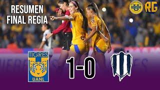 TIGRES FEMENIL VS RAYADAS 1-0 RESUMEN COMPLETO FINAL IDA APERTURA 2024 LIGA MX FEMENIL