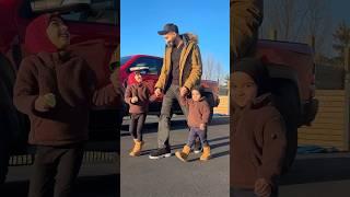 My daughters wear hijab for the first time #shorts