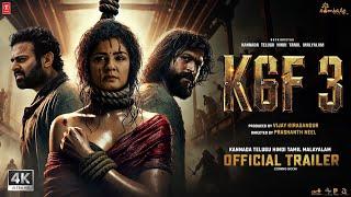 K.G.F: Chapter 3 - Hindi Trailer | Rocking Star Yash, Raveena Tandon, Prabhas, Prashanth Neel, 2025