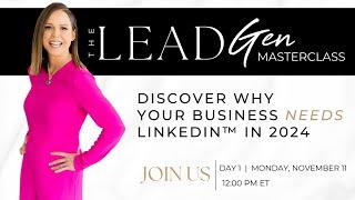 Lead Gen Masterclass - Day 1