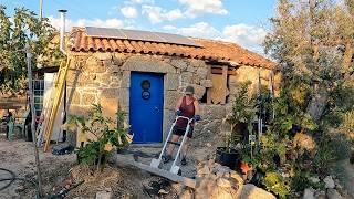 A MAJOR MILESTONE IN THE WINDOW PROJECT - Solo Woman Converts Old Barn