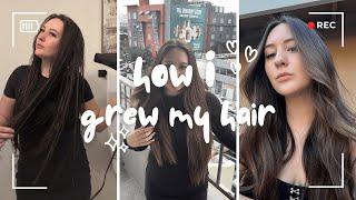 how a simple hair routine made me see results in hair growth (30 inches)