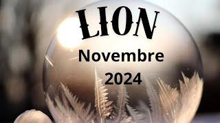 LION - Novembre 2024 Changement Inattendu : Une Voie vers la Prospérité - Rosevoyance