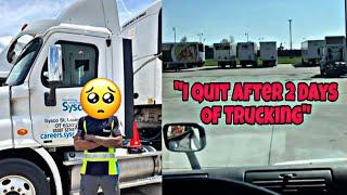 Truck Driver Quits After 2 Days Of Local Trucking & Thousands Of Truckers Hate On Him 