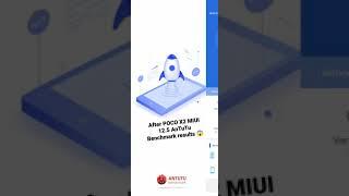 After POCO X2 MIUI 12.5 AnTuTu Benchmark Score Result #Shots