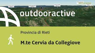 escursioni in provincia di Rieti: M.te Cervia da Collegiove