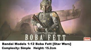 Bandai Models 1:12 Boba Fett [Star Wars] Kit Review