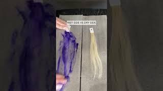 How to apply purple shampoo