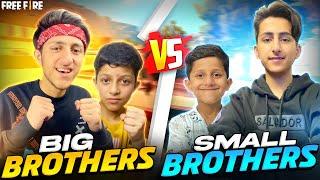 Big Brothers Vs Small Brothers  2 Vs 2 Clash Battle 50,000 Rupees Challenge  - Garena Free Fire