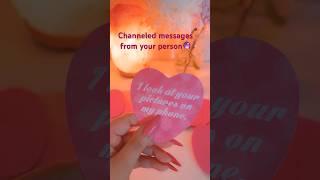 Channeled messages from the person on your mind  #lovereading #lovemessages #tarot #soulmate