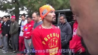 Manny Pacquiao blood walk