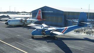 |MSFS| First Impressions | DeHavilland DHC-4,  NZA Christchurch International Airport (NZCH) | WU12