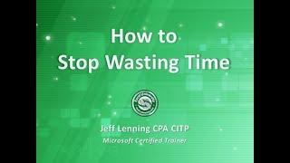 Stop Wasting Time in Excel