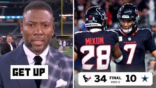 GET UP | Texans are serious Super Bowl contenders! - Ryan Clark on Stroud & Mixon torch the Cowboys