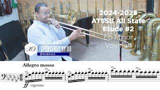 2024-2025 ATSSB Trombone Etude #2 Voxman Allegro Mosso Eb Minor Page 33 [SPONSORED BY XO]