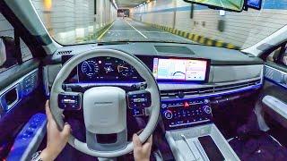 The All New 2024 Hyundai Santa Fe Calligraphy POV Night Drive