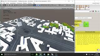 [teaser]Smart City Design Tool (3D) - Mapbox Unity sdk & OSC connection with Grasshopper