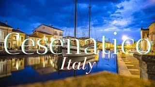 Cesenatico Italy, Beautiful Drone Video Tour of Cesenatico Emilia Romagna 4k