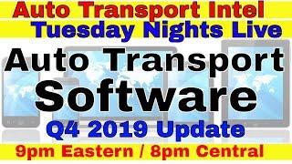 Auto Transport SOFTWARE Car Shipping LOAD BOARD TMS CRM Q4 2019 UPDATE