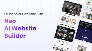 Launch your website in minutes with Neo's AI website builder