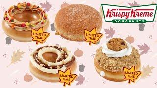 Krispy Kreme: Maple Buttercreme, Oatmeal Kreme Pie, Salted Caramel Cheesecake & Spiced Apple Filled