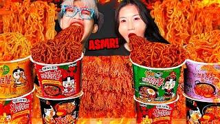 ASMR MUKBANG Semua Samyang, Cabai Level 1 JUTA di Toko Serba Ada! Pingsan TELFON AMBULAN!!!