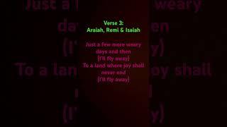 I’ll Fly Away- 1st grade song