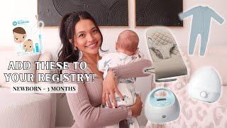 Newborn Essentials 2023 (0-3 Months) *The Basics & Practical* | Baby Registry Must-Haves!