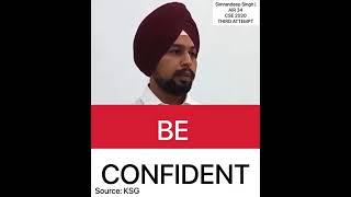 One thing to clear UPSC | confidence | Simrandeep Singh| AIR 34 CSE 2020 #shorts #shortvideo #short