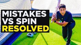  STOP Getting Out | 6️⃣ Tips To Improve YOUR Batting Against Spin (Easy Fix For Beginners) 