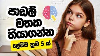 5 Powerful Techniques to Memorize Lessons Fast and Effectively! | Sinhala Study Tips