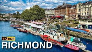 Richmond: The Most Picturesque Town in England | London Walking Tour in 4K HDR