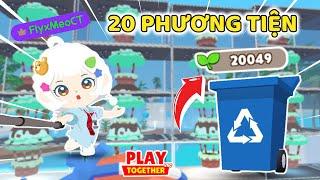 Meo Đã Tái Chế 20.000 MẦM NON ĐỂ MUA 20 PHƯƠNG TIỆN NÀY | Play Together