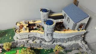 Castle layout MOC collab at Madhouse of Bricks