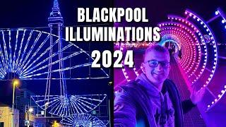 Blackpool Illuminations 2024 - FULL Walking Tour Of The BEST Lights!