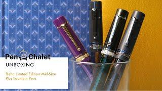 Are You Ready To Up Your Writing Game? Check Out The Delta LE Mid-Size Plus Fountain Pens!