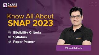 Know All About SNAP 2023 | SNAP Eligibility Criteria | SNAP Syllabus | SNAP Cut-off,  SNAP Exam Date
