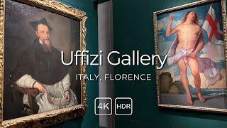 Uffizi Gallery Virtual Tour and Highlights 4K HDR, Florence, Italy (Galleria degli Uffizi)