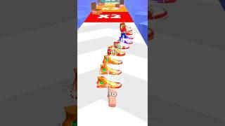 Sneaker Stack 3D Level 22 mein shoes itne stack kiye ki tower ban gaya  New Play Win #FunnyGaming