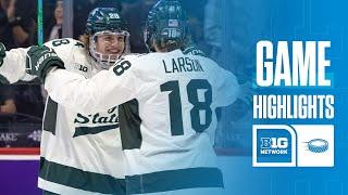 Western Michigan vs. Michigan State | HIGHLIGHTS | Big Ten Hockey | 12/30/24