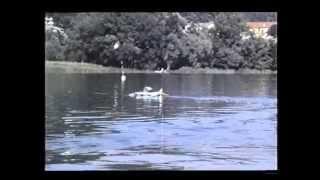 Model hydroplanes rc - Schneider Cup 1981 Gavirate (VA) - (Varese Lake) -historical video