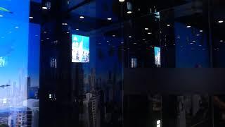 Q1, Gold Coast, Australia - Kone ReGenerate 800 DX High-Speed Elevator (Skypoint Deck, Going Up)